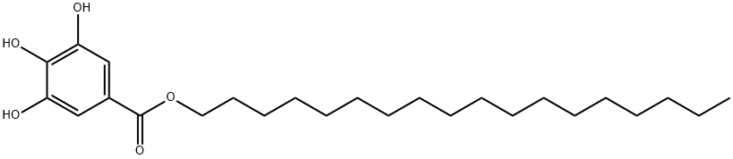 Stearyl gallate Structure