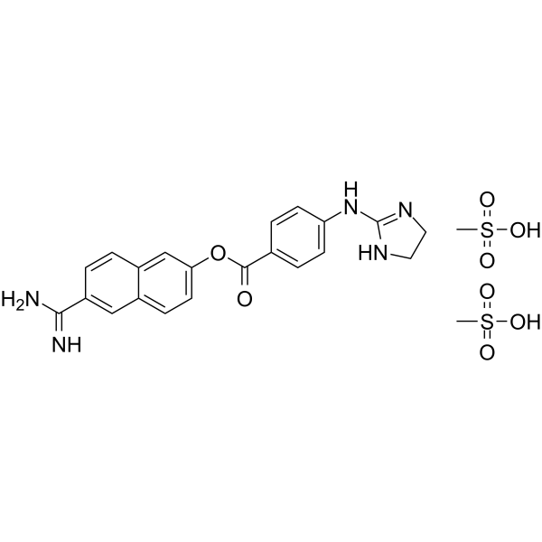 Sepimostat dimethanesulfonate Structure