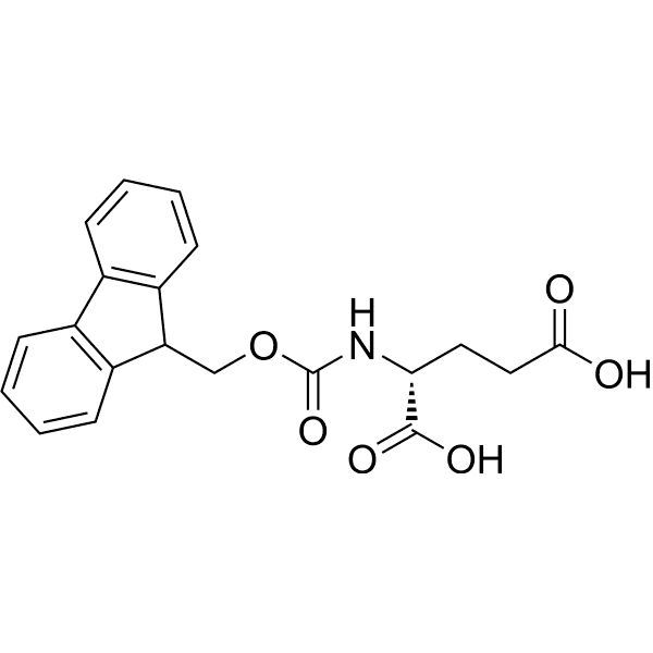 Fmoc-D-Glu-OH Structure