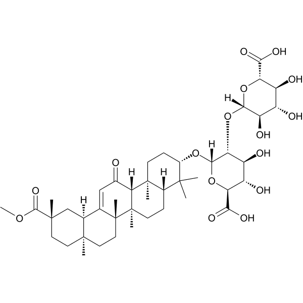 Methyl Glycyrrhizate Structure