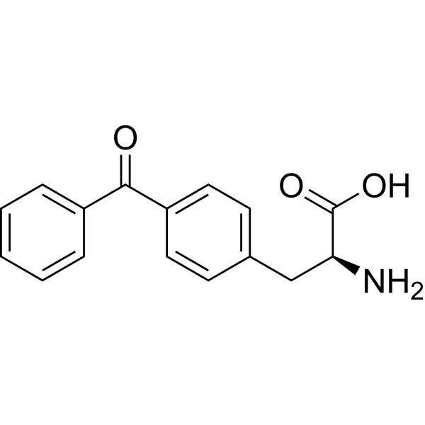 (S)-2-amino-3-(4-benzoylphenyl)propanoic acid  Structure
