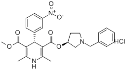 Barnidipine HCl Structure