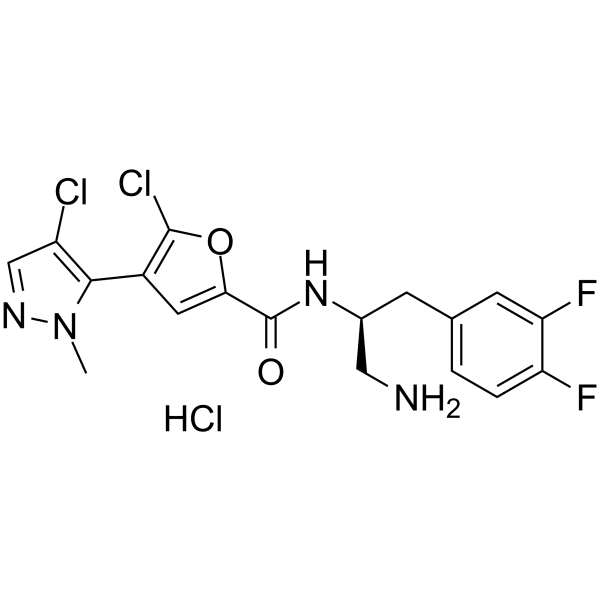 Uprosertib hydrochloride Structure