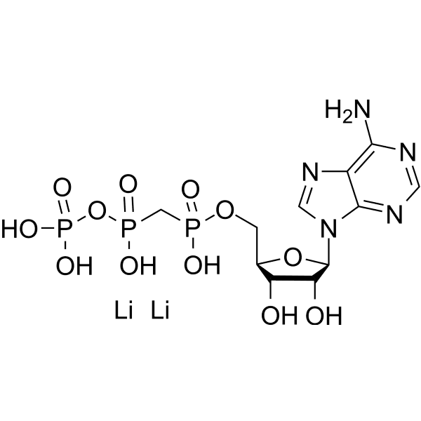 α,β-Methylene-ATP dilithium  Structure