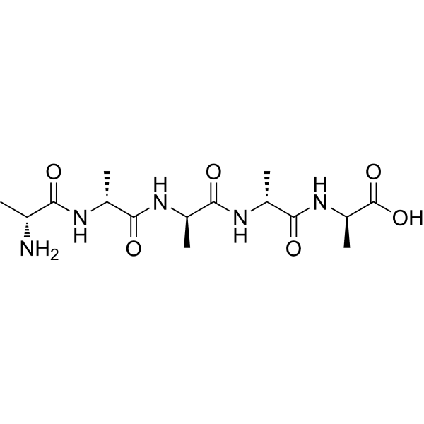 D-{Ala-Ala-Ala-Ala-Ala} Structure