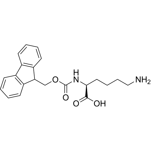 Fmoc-Lys-OH Structure