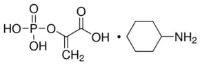 Phosphoenolpyruvic acid cyclohexylammonium salt Structure