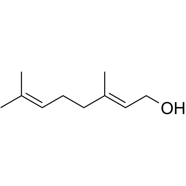 Geraniol Structure