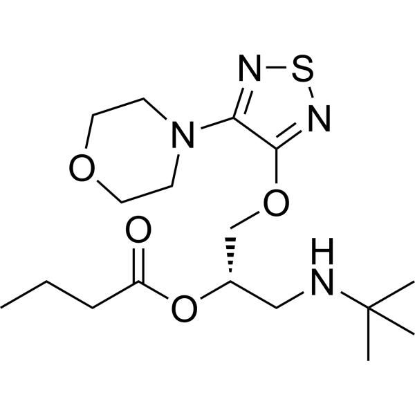 Butyryltimolol Structure