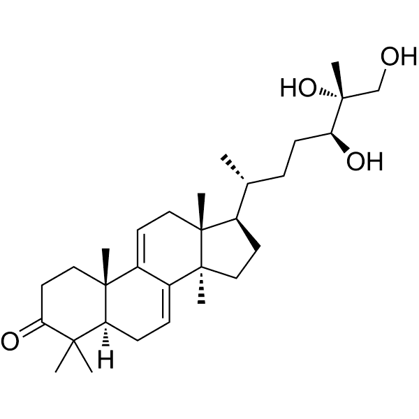 Ganodermanontriol Structure