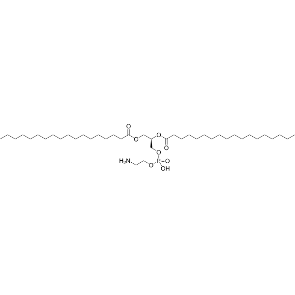 1,2-Distearoyl-sn-glycero-3-phosphorylethanolamine Structure