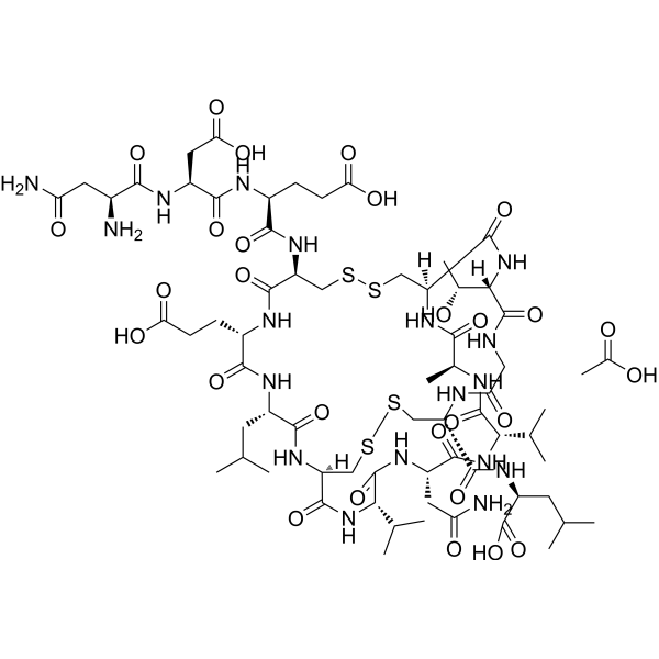 Plecanatide acetate Structure