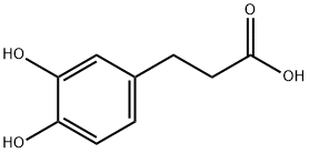 3,4-Dihydroxybenzenepropanoic acid  Structure