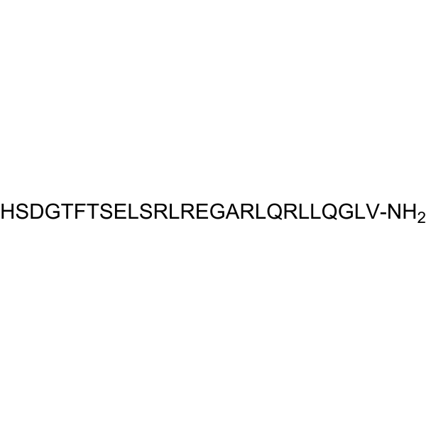 Secretin (28-54), human Structure