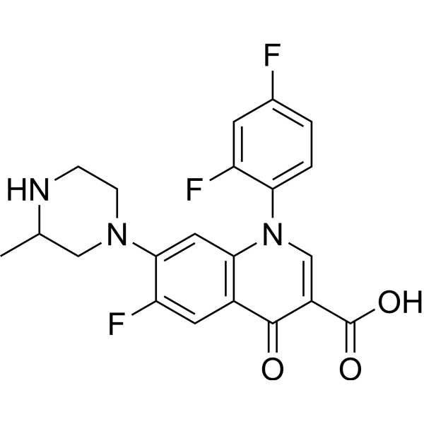 Temafloxacin Structure