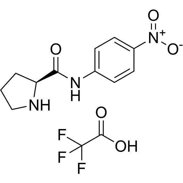 L-Proline p-nitroanilide TFA Structure