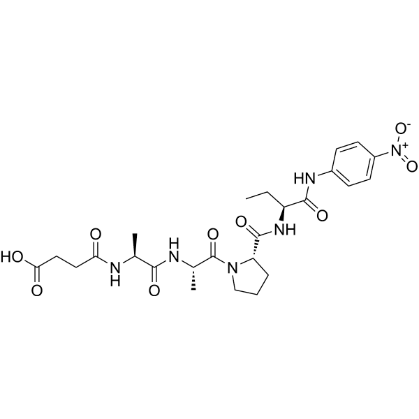 Suc-AAP-Abu-pNA Structure