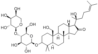 Bacoside A, mixture of Bacoside A3, Bacopaside II, Bacopaside X and Bacopasaponin C Structure