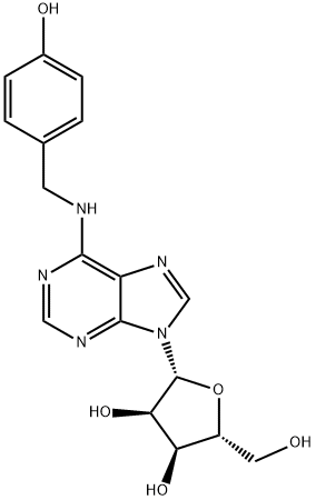 N6-(4-Hydroxybenzyl)adenosine Structure