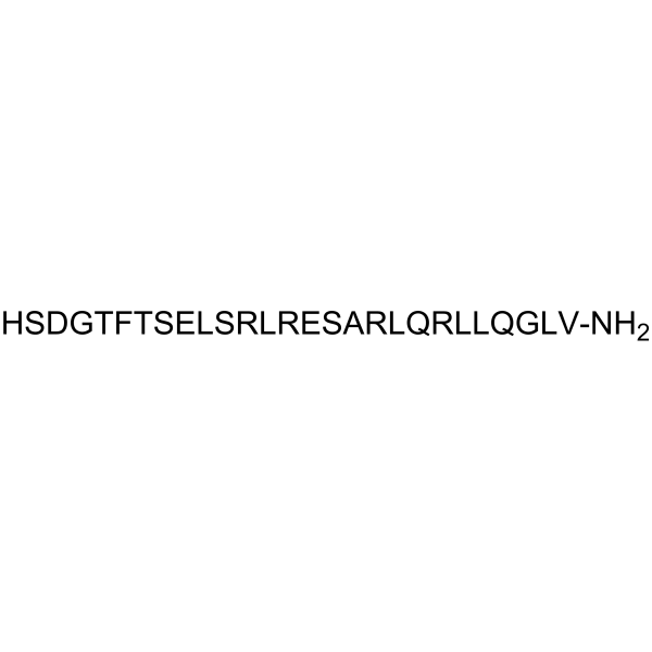 Secretin, canine Structure