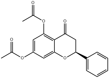 Pinocembrin diacetate Structure