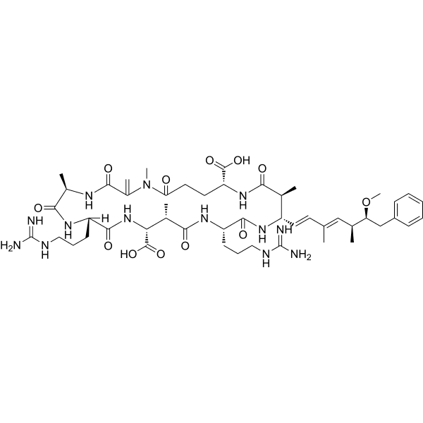 Microcystin-RR Structure