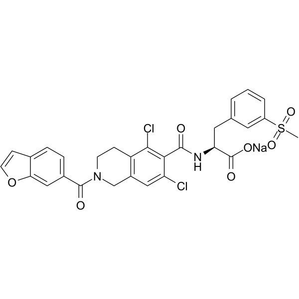 Lifitegrast sodium Structure