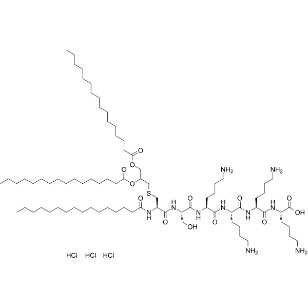 Pam3CSK4 trihydrochloride Structure