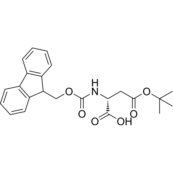 Fmoc-D-Asp(OtBu)-OH Structure