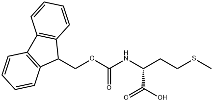 (((9H-Fluoren-9-yl)methoxy)carbonyl)-D-methionine Structure