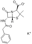 Benzylpenicillin potassium Structure