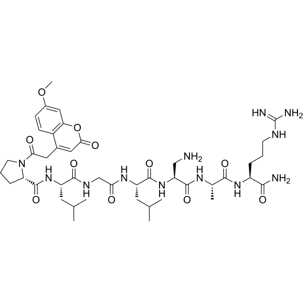 Mca-PLGL-Dpa-AR-NH2 Structure