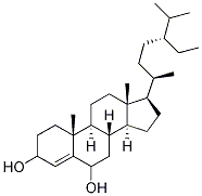 Stigmast-4-ene-3β,6β-diol Structure