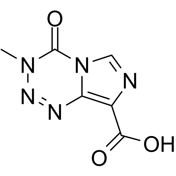 Temozolomide acid  Structure