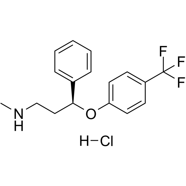 (S)-Fluoxetine hydrochloride Structure