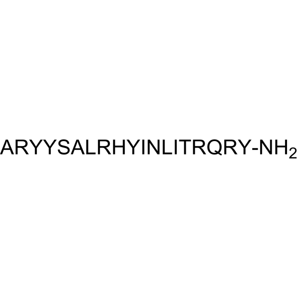 Neuropeptide Y (18-36) (porcine) Structure