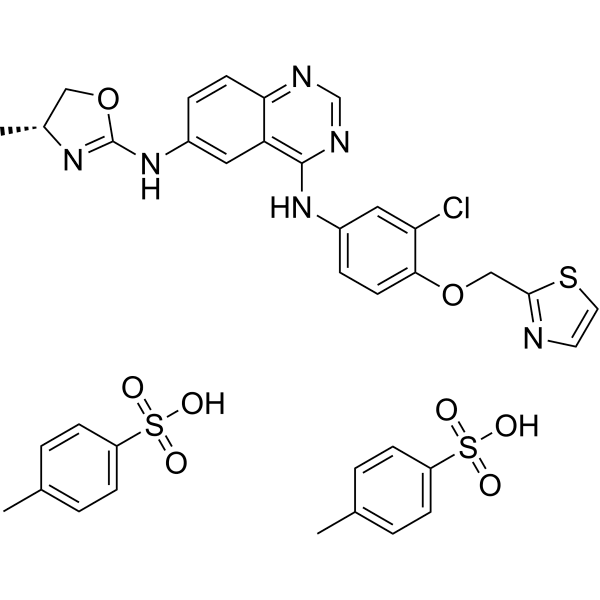 Varlitinib tosylate Structure