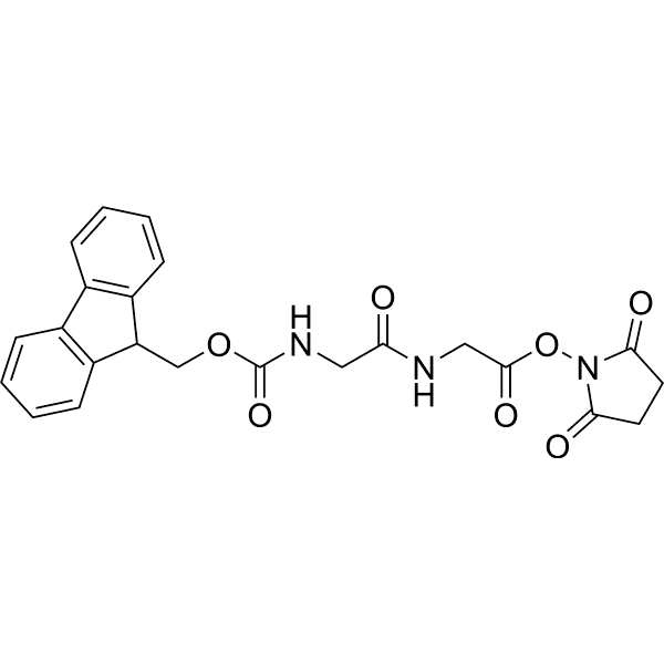 Fmoc-Gly-Gly-OSu Structure