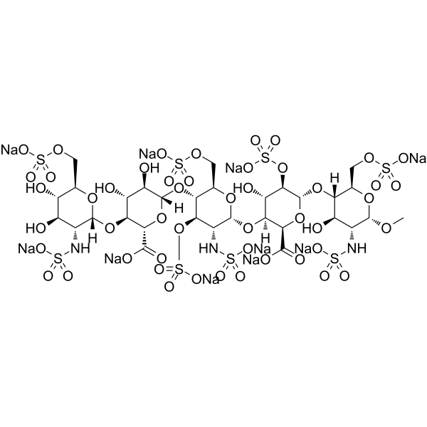 Fondaparinux sodium Structure