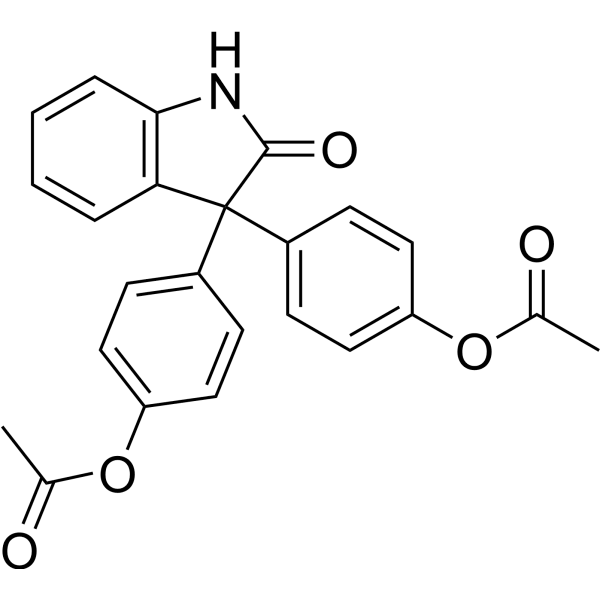 Oxyphenisatin acetate Structure