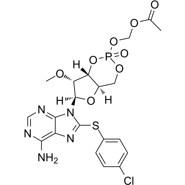 8-pCPT-2'-O-Me-cAMP-AM  Structure