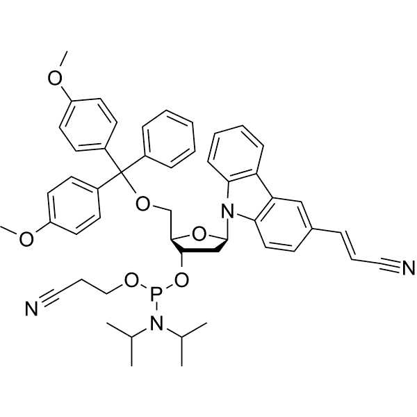 3-Cyanovinylcarbazole phosphoramidite Structure