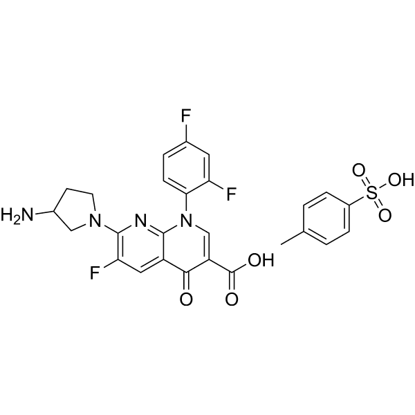 Tosufloxacin tosylate Structure