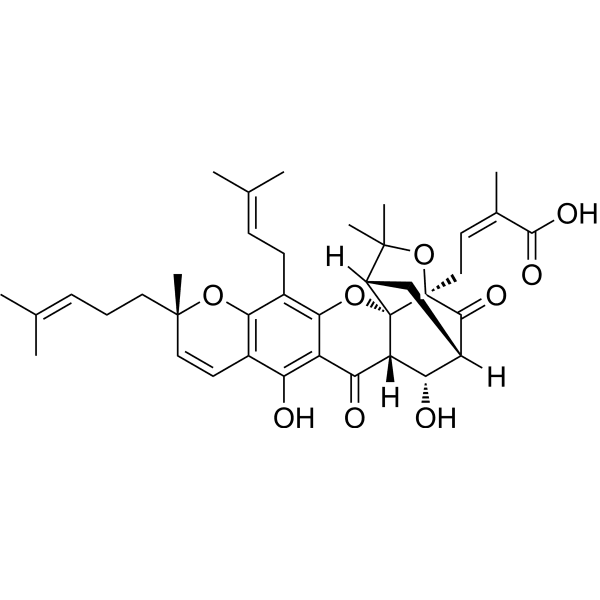 10alpha-Hydroxyepigambogic acid Structure