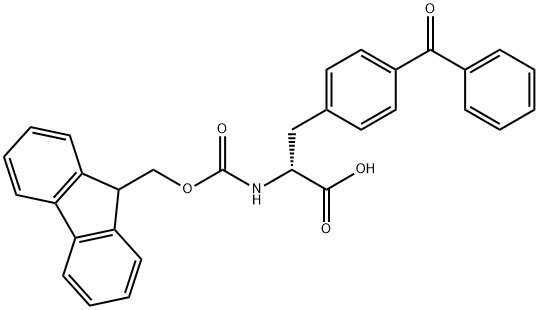 Fmoc-D-Bpa-OH Structure