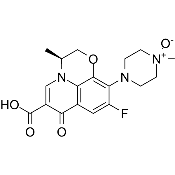 Levofloxacin N-oxide Structure