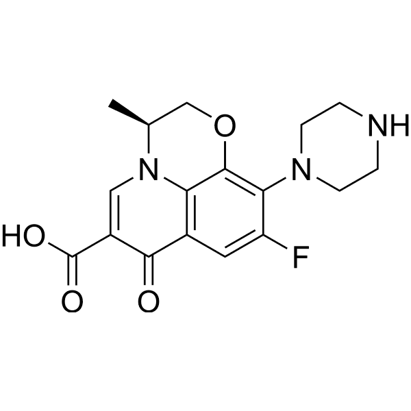 Desmethyl Levofloxacin Structure