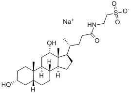 Taurodeoxycholate sodium salt Structure