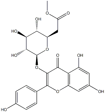 6''-O-Acetylastragalin Structure