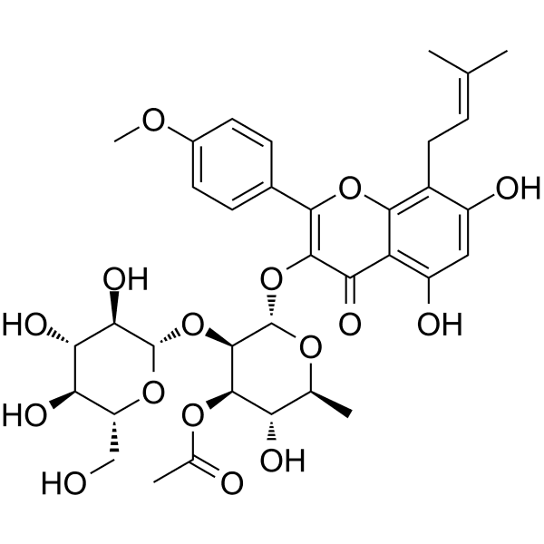 Sagittatoside C Structure